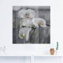 Artland Artprint Witte orchideeën white orchidee als artprint op linnen muursticker in verschillende maten - Thumbnail 3