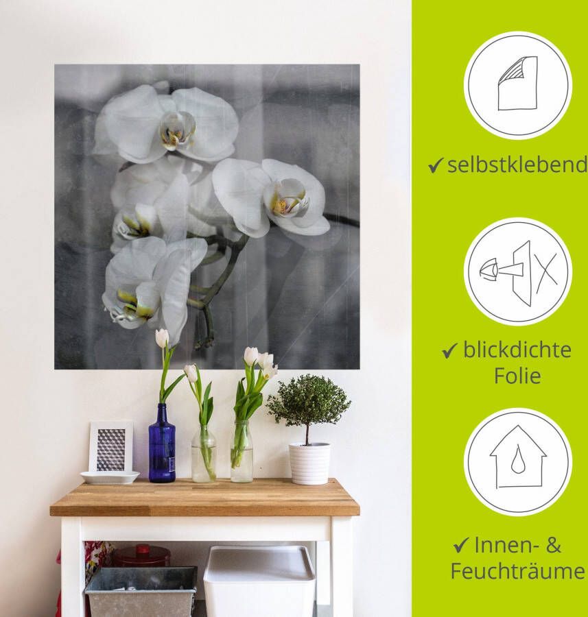 Artland Artprint Witte orchideeën white orchidee als artprint op linnen muursticker in verschillende maten