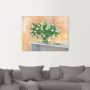 Artland Artprint Witte tulpen als artprint op linnen muursticker in verschillende maten - Thumbnail 3