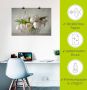 Artland Artprint Witte tulpen als artprint op linnen poster muursticker in verschillende maten - Thumbnail 4