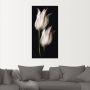 Artland Artprint Witte tulpen in de nacht als artprint van aluminium artprint voor buiten artprint op linnen poster muursticker - Thumbnail 3