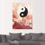Artland Artprint Yin yang slag als poster muursticker in verschillende maten - Thumbnail 3