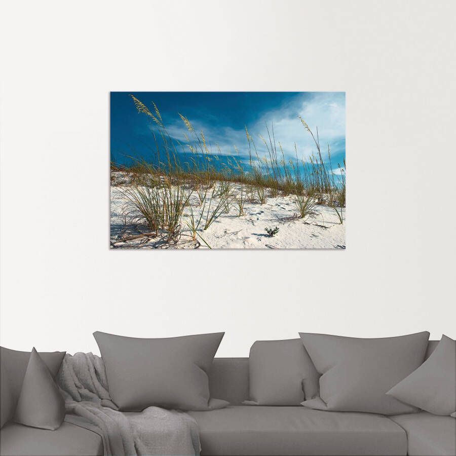 Artland Artprint Zandduinen en grassen als artprint van aluminium artprint voor buiten artprint op linnen poster in verschillende maten. maten