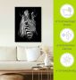 Artland Artprint Zebra als artprint van aluminium artprint voor buiten artprint op linnen poster muursticker - Thumbnail 5