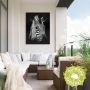 Artland Artprint Zebra als artprint van aluminium artprint voor buiten artprint op linnen poster muursticker - Thumbnail 2