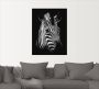 Artland Artprint Zebra als artprint van aluminium artprint voor buiten artprint op linnen poster muursticker - Thumbnail 4