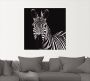 Artland Artprint Zebra II als artprint op linnen muursticker in verschillende maten - Thumbnail 2