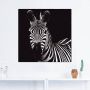 Artland Artprint Zebra II als artprint op linnen muursticker in verschillende maten - Thumbnail 3