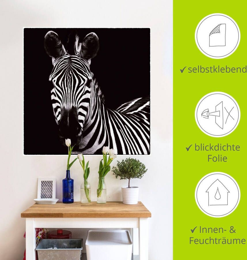 Artland Artprint Zebra II als artprint op linnen muursticker in verschillende maten