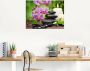 Artland Artprint Zen basaltstenen en bamboe op hout als artprint van aluminium artprint voor buiten artprint op linnen poster muursticker - Thumbnail 2