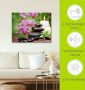 Artland Artprint Zen basaltstenen en bamboe op hout als artprint van aluminium artprint voor buiten artprint op linnen poster muursticker - Thumbnail 6