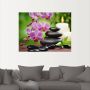 Artland Artprint Zen basaltstenen en bamboe op hout als artprint van aluminium artprint voor buiten artprint op linnen poster muursticker - Thumbnail 2