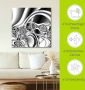 Artland Artprint Zilveren ketting als artprint van aluminium artprint op linnen muursticker verschillende maten - Thumbnail 5