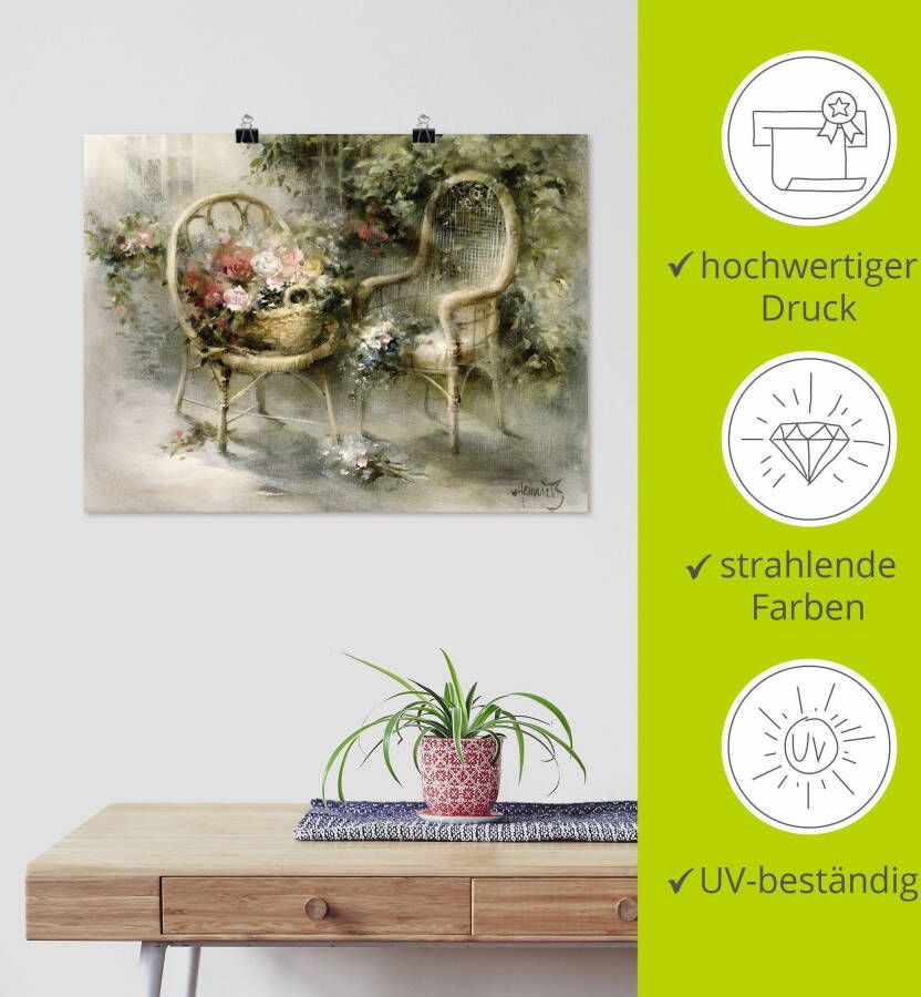 Artland Artprint Zomer II als artprint op linnen poster in verschillende formaten maten