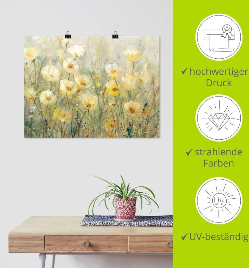 Artland Artprint Zomer in volle bloei I als artprint van aluminium artprint voor buiten artprint op linnen poster muursticker