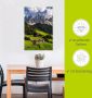 Artland Poster Zomer in Zuid-Tirol in de Dolomieten als artprint van aluminium artprint op linnen muursticker of poster in verschillende maten - Thumbnail 4