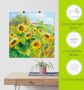 Artland Artprint Zomerweide met zonnebloemen als artprint van aluminium artprint voor buiten artprint op linnen poster muursticker - Thumbnail 6