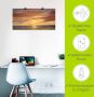 Artland Artprint Zon aan het strand als artprint van aluminium artprint voor buiten artprint op linnen poster muursticker - Thumbnail 5