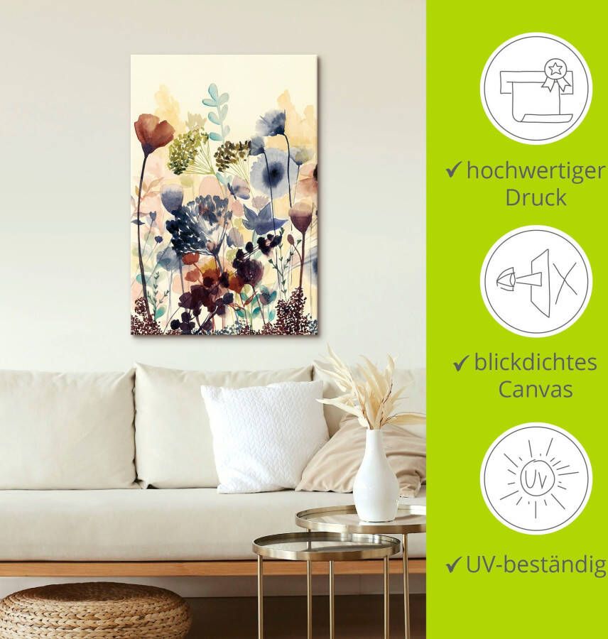 Artland Artprint Zongedroogde bloemen I als artprint van aluminium artprint voor buiten artprint op linnen poster muursticker