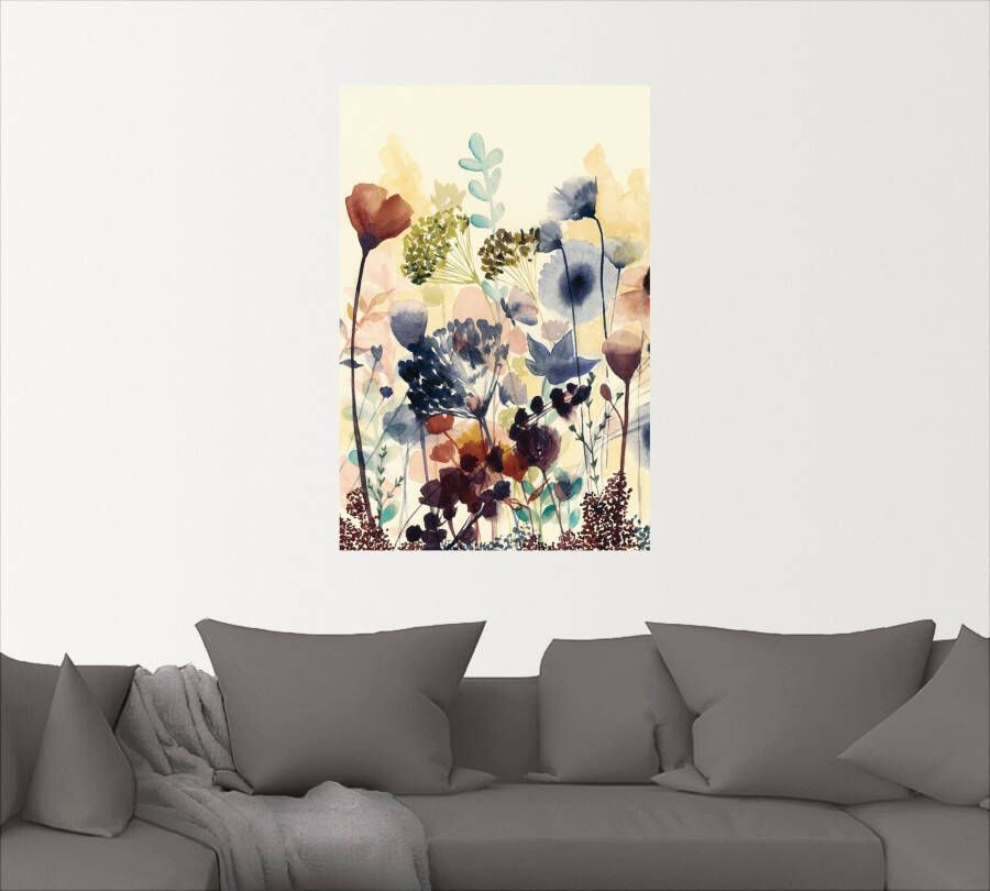 Artland Artprint Zongedroogde bloemen I als artprint van aluminium artprint voor buiten artprint op linnen poster muursticker