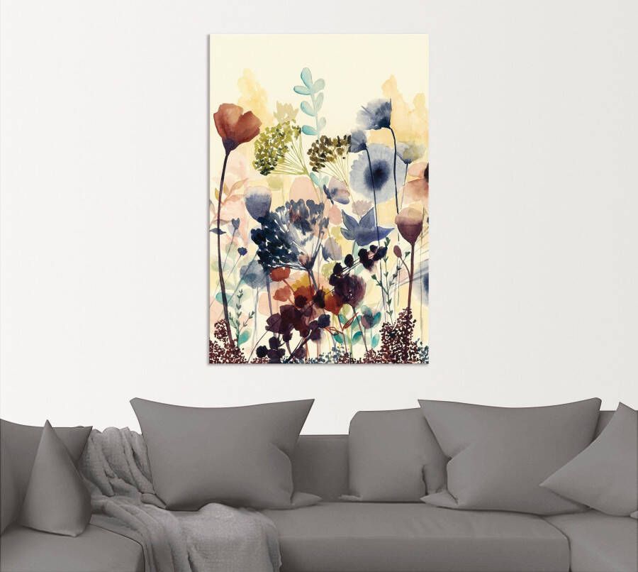 Artland Artprint Zongedroogde bloemen I als artprint van aluminium artprint voor buiten artprint op linnen poster muursticker