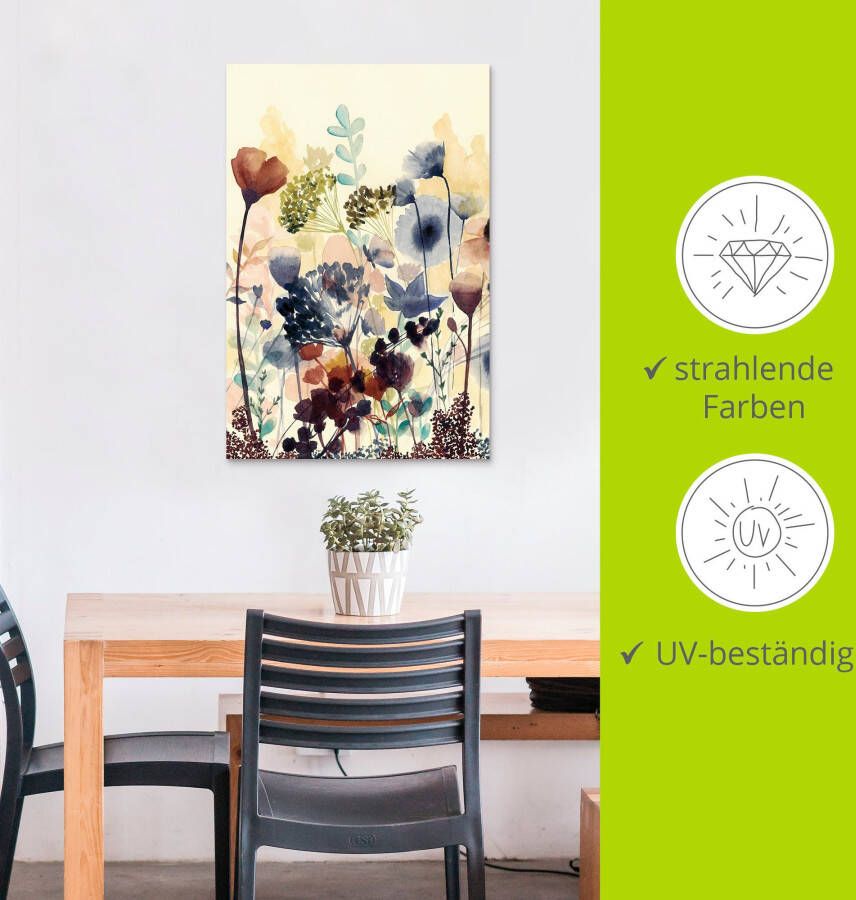 Artland Artprint Zongedroogde bloemen I als artprint van aluminium artprint voor buiten artprint op linnen poster muursticker