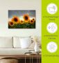 Artland Artprint Zonnebloemen II als artprint op linnen poster in verschillende formaten maten - Thumbnail 4