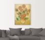 Artland Artprint op linnen Zonnebloemen gespannen op een spieraam - Thumbnail 3