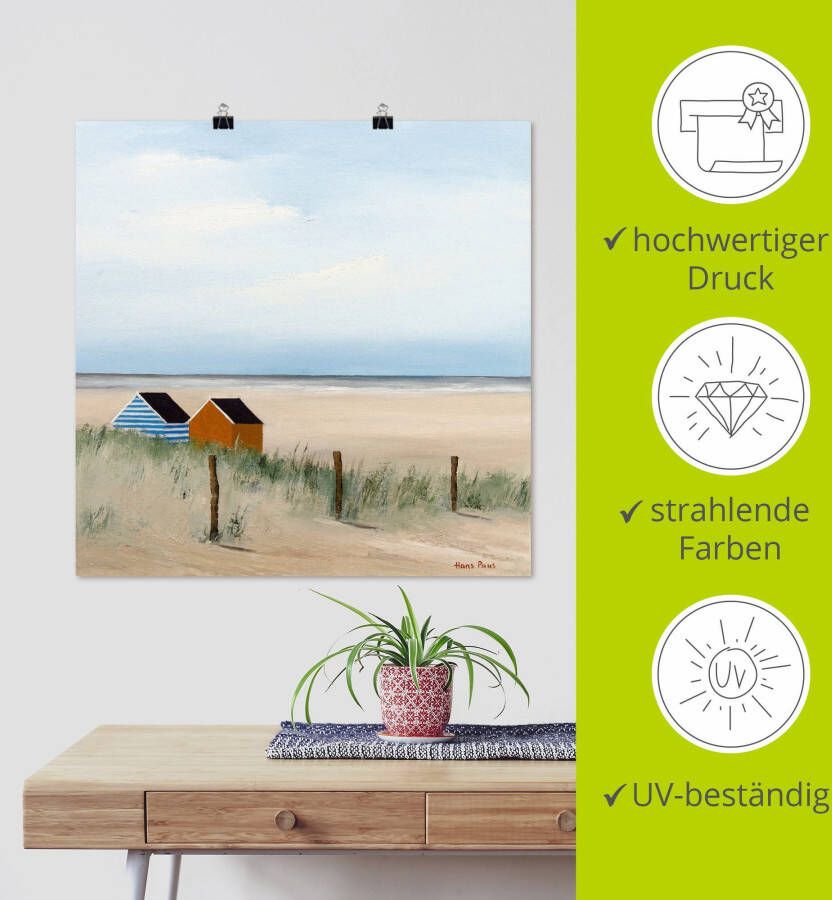 Artland Artprint Zonnige morgen V als artprint op linnen poster in verschillende formaten maten