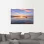 Artland Artprint Zonsondergang aan het Starnberger meer II als artprint van aluminium artprint op linnen muursticker of poster in verschillende maten - Thumbnail 2