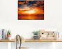 Artland Artprint Zonsondergang aan het strand als artprint op linnen poster muursticker in verschillende maten - Thumbnail 3