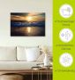 Artland Artprint Zonsondergang aan zee als artprint van aluminium artprint voor buiten artprint op linnen in verschillende maten - Thumbnail 4