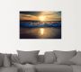 Artland Artprint Zonsondergang aan zee als artprint van aluminium artprint voor buiten artprint op linnen in verschillende maten - Thumbnail 4