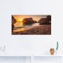 Artland Artprint Zonsondergang en strand als artprint van aluminium artprint voor buiten artprint op linnen poster muursticker - Thumbnail 4