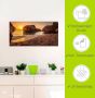 Artland Artprint Zonsondergang en strand als artprint van aluminium artprint voor buiten artprint op linnen poster muursticker - Thumbnail 5