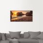 Artland Artprint Zonsondergang en strand als artprint van aluminium artprint voor buiten artprint op linnen poster muursticker - Thumbnail 2