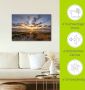 Artland Artprint Zonsondergang op Sylt als artprint op linnen poster in verschillende formaten maten - Thumbnail 5