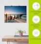 Artland Artprint Zonsondergang strand golfbreker als artprint van aluminium artprint voor buiten artprint op linnen poster muursticker - Thumbnail 6