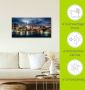 Artland Artprint Zonsopkomst boven Manhattan als artprint van aluminium artprint voor buiten artprint op linnen in verschillende maten - Thumbnail 4