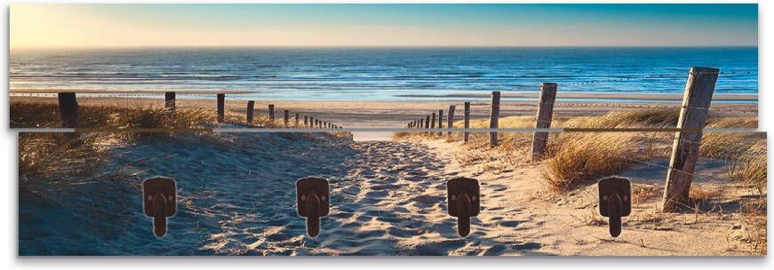 Artland Kapstok Weg naar het Noordzeestrand zonsondergang