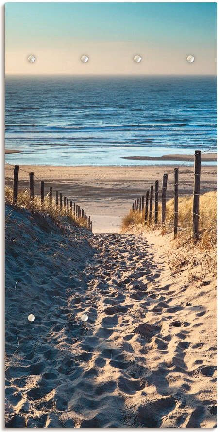 Artland Kapstok Weg naar het Noordzeestrand zonsondergang