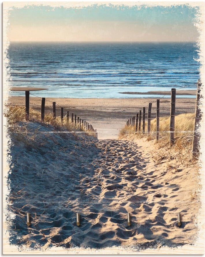 Artland Kapstok Weg naar het Noordzeestrand zonsondergang