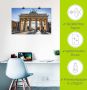 Artland Poster Brandenburger Tor in Berlijn als artprint van aluminium artprint op linnen muursticker of poster in verschillende maten - Thumbnail 4