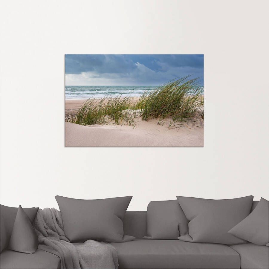 Artland Poster Duin en strand bij Hirtshals Denemarken als artprint van aluminium artprint voor buiten artprint op linnen in verschillende maten