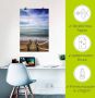 Artland Poster Houten pier aan zee als artprint van aluminium artprint op linnen muursticker of poster in verschillende maten - Thumbnail 4