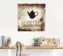 Artland Poster Koffie als artprint op linnen muursticker of poster in verschillende maten - Thumbnail 3