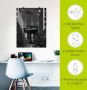 Artland Poster New York Manhattan Bridge als artprint van aluminium artprint op linnen muursticker of poster in verschillende maten - Thumbnail 4