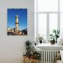 Artland Poster Vuurtoren met Teepott in Warnemünde als artprint van aluminium artprint op linnen muursticker of poster in verschillende maten - Thumbnail 3