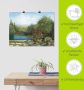 Artland Poster Waterlelievijver als artprint van aluminium artprint op linnen muursticker of poster in verschillende maten - Thumbnail 5