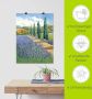 Artland Poster Weg door het lavendelveld als artprint van aluminium artprint op linnen muursticker of poster in verschillende maten - Thumbnail 5